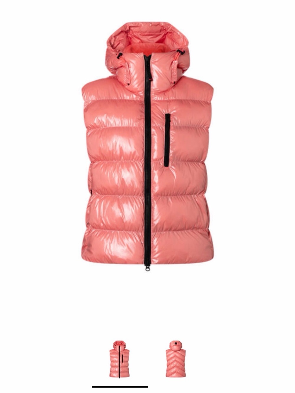 Fire + Ice Pink Puffy Vest
